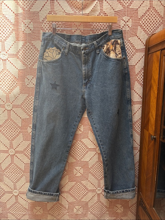 Wrangler Denim - Good Ghost Upcycled Wrangler Jeans Sz Lg